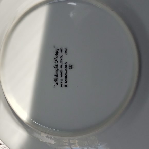 Fitz&Floyd  Midnight Poppy - Picture 2 of 2